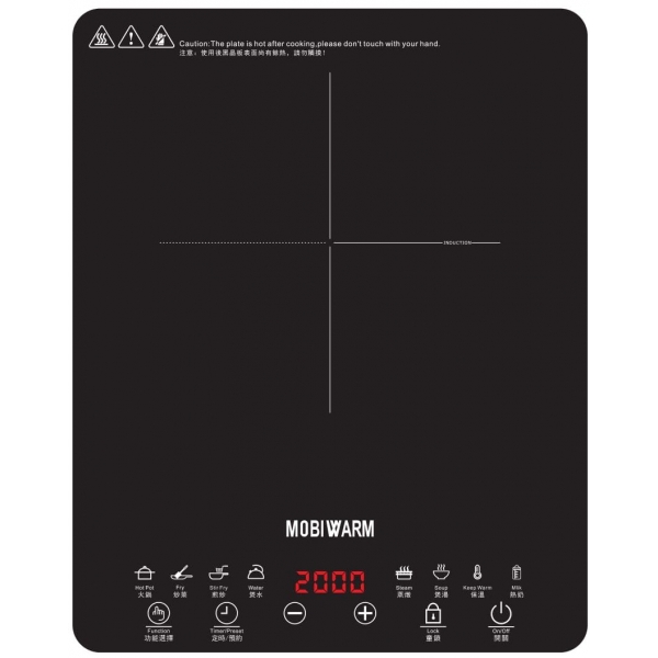 Mobiwarm 美意牌 MWIC18 28厘米 2000W 超薄電磁爐